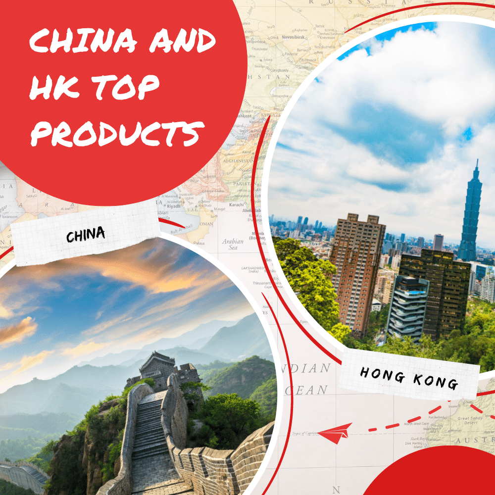 China and Hong Kong Top Products