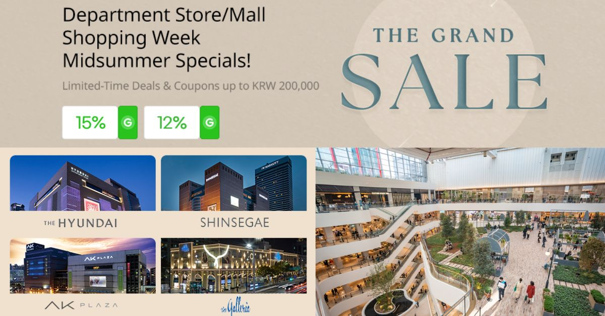 韓國必逛7大百貨攻略！北臉白標、FILA及KANGOL台灣3折起